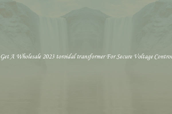 Get A Wholesale 2023 toroidal transformer For Secure Voltage Control