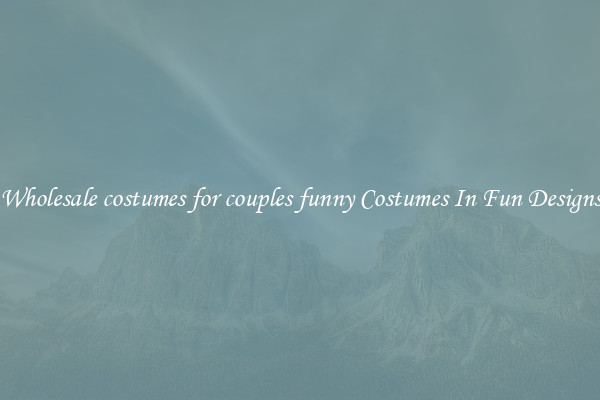 Wholesale costumes for couples funny Costumes In Fun Designs