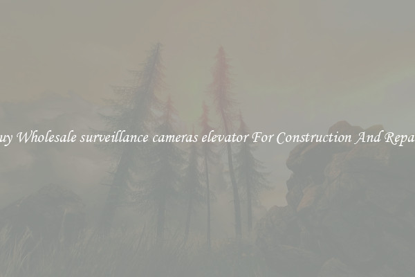 Buy Wholesale surveillance cameras elevator For Construction And Repairs