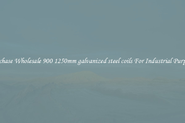 Purchase Wholesale 900 1250mm galvanized steel coils For Industrial Purposes