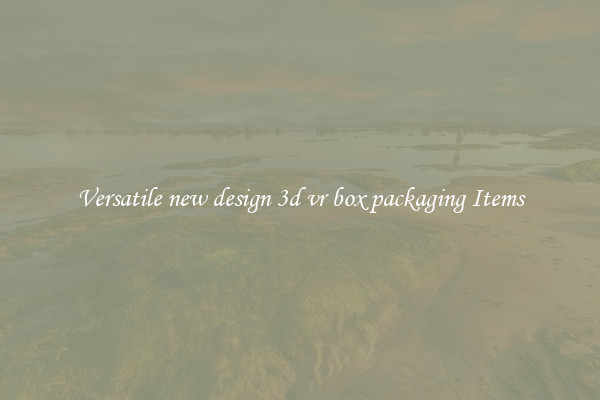 Versatile new design 3d vr box packaging Items