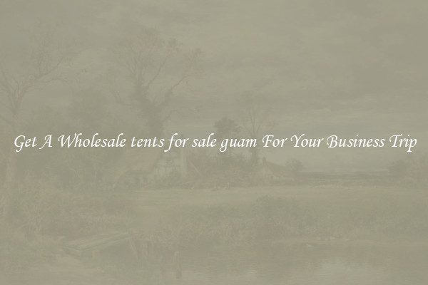 Get A Wholesale tents for sale guam For Your Business Trip