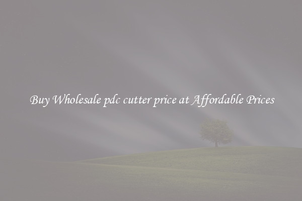 Buy Wholesale pdc cutter price at Affordable Prices