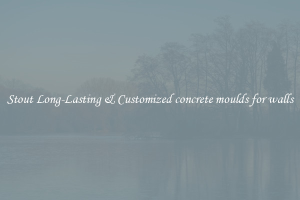 Stout Long-Lasting & Customized concrete moulds for walls